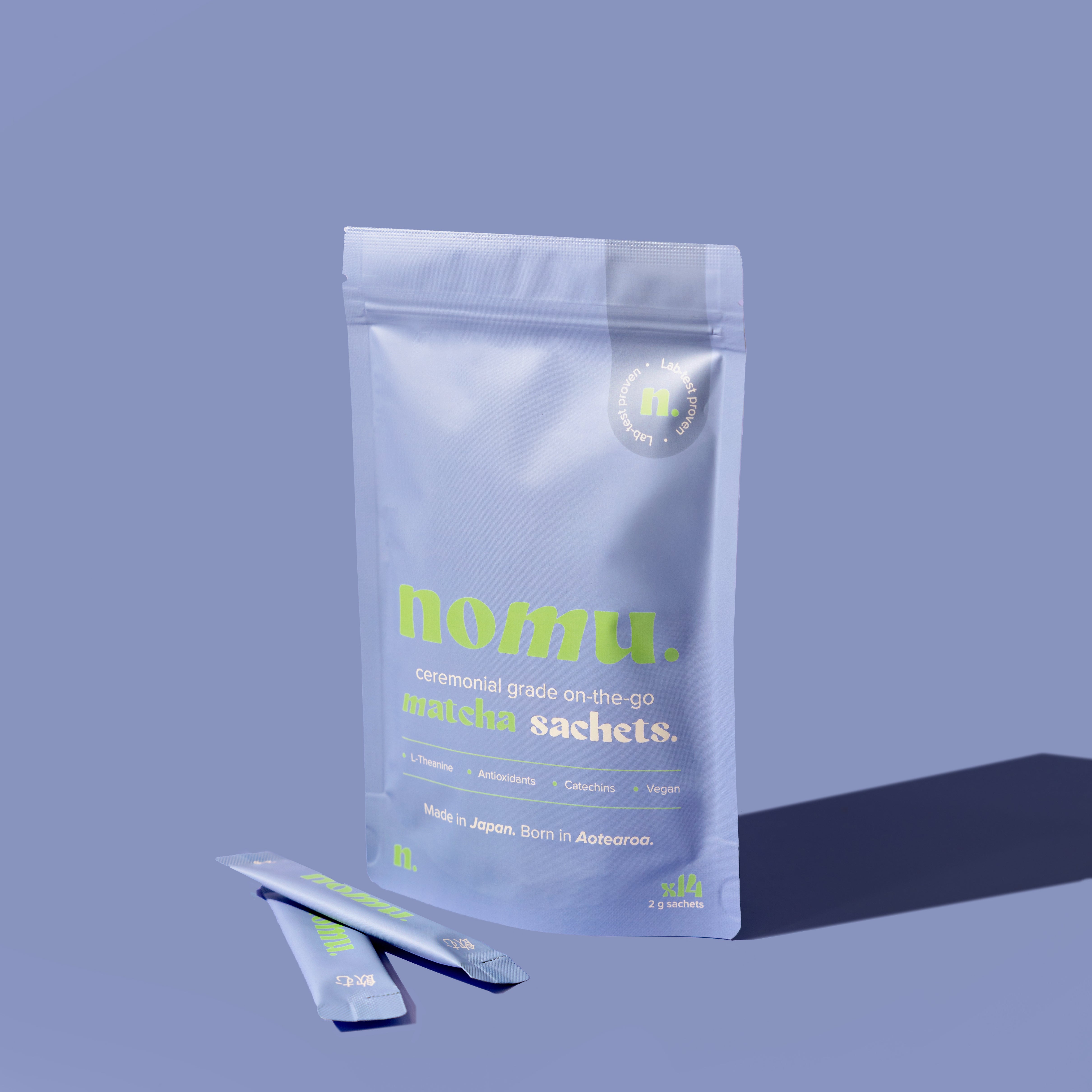 Nomu Ceremonial Grade On-the-Go Matcha Sachets